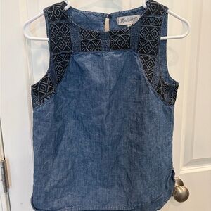Madewell Denim Top - Size XS